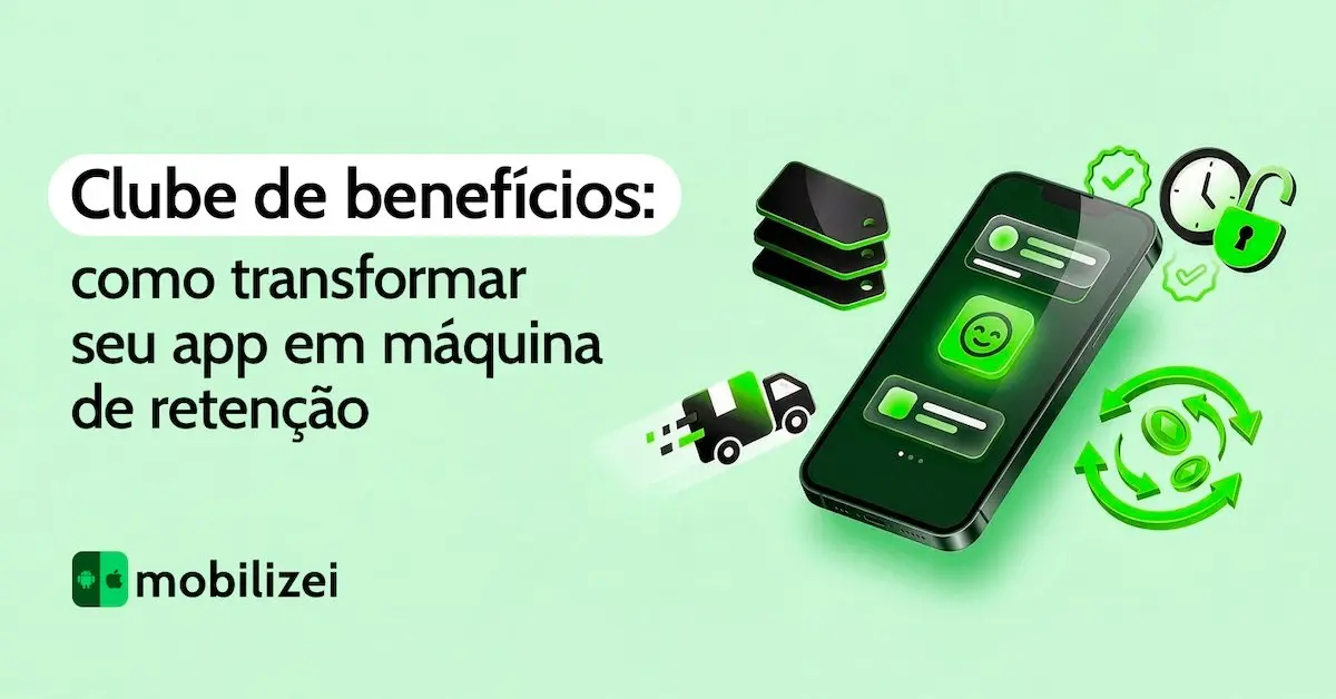 Clube de benefícios no app de loja